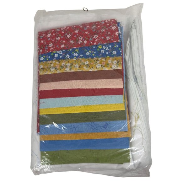 Rare Vintage Progress "Garden Flowers" No. 1507 Applique Quilt Kit New Sealed - Picture 3 of 3